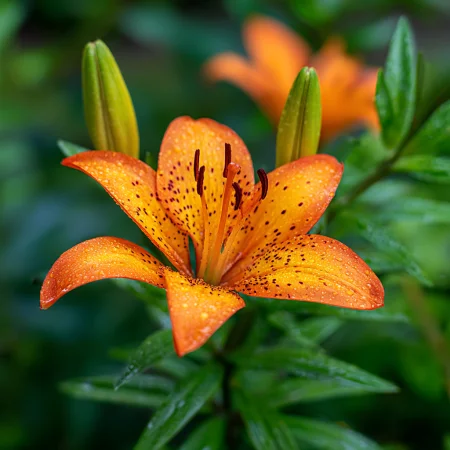Lilium Ázijský Oranžový