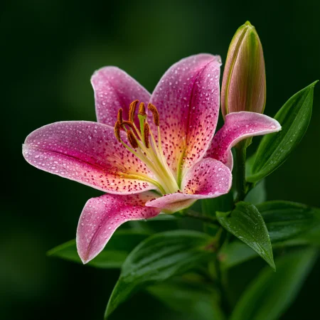 Lilium Ázijský Ružový